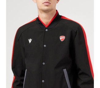 DUCATI  – CHAQUETA SUDADERA PADEL CAPUCHA WARM UP COLLEGE - MACRON - Temp. 2025