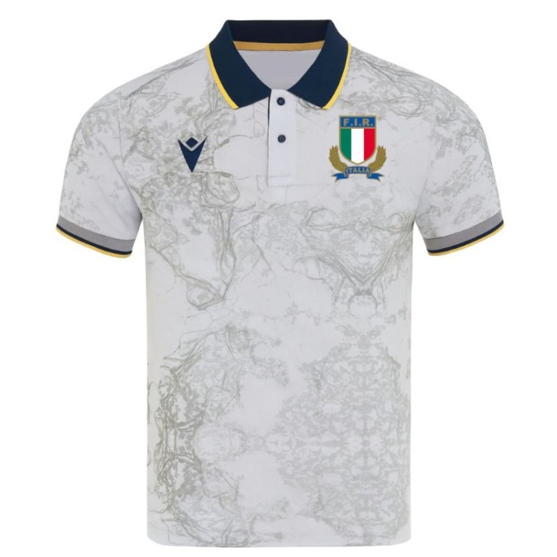RUGBY ITALIA - CAMISETA COTON MATCH AWAY MM - MACRON - Temp. 2025/26
