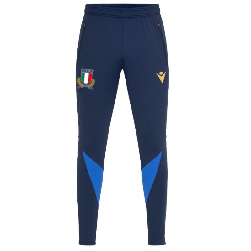 RUGBY ITALIE – PANTALON SURVÊTEMENT ENTRAÎNEMENT - MACRON - Saison 2025/26
