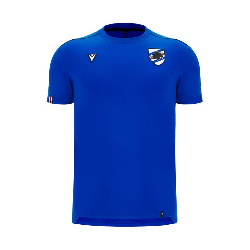 UC SAMPDORIA – MAGLIA PLAYER TRAVEL COTONE - MACRON - Stagione 2025/26