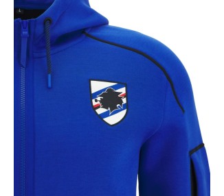 UC SAMPDORIA – SWEAT CAPUCHE COTON TRAVEL - MACRON - Saison 2025/26