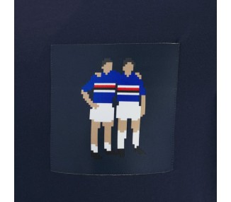 UC SAMPDORIA – TRIKOT LF NAV BAUMWOLLE - MACRON - Saison 2025/26