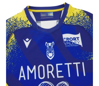 ZEBRE RUGBY ITALIE - MAILLOT MATCH HOME - MACRON - SAISON 2025/26