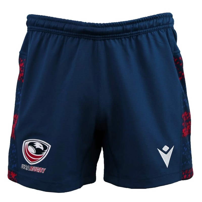 USA RUGBY - SHORTS KURZE HOSEN AWAY - MACRON - SAISON 2025/26