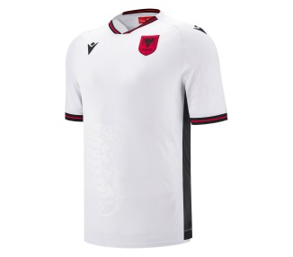 ALBANIA FOOTBALL SOCCER - MATCH SHIRT AWAY - MACRON - Season 2025/26