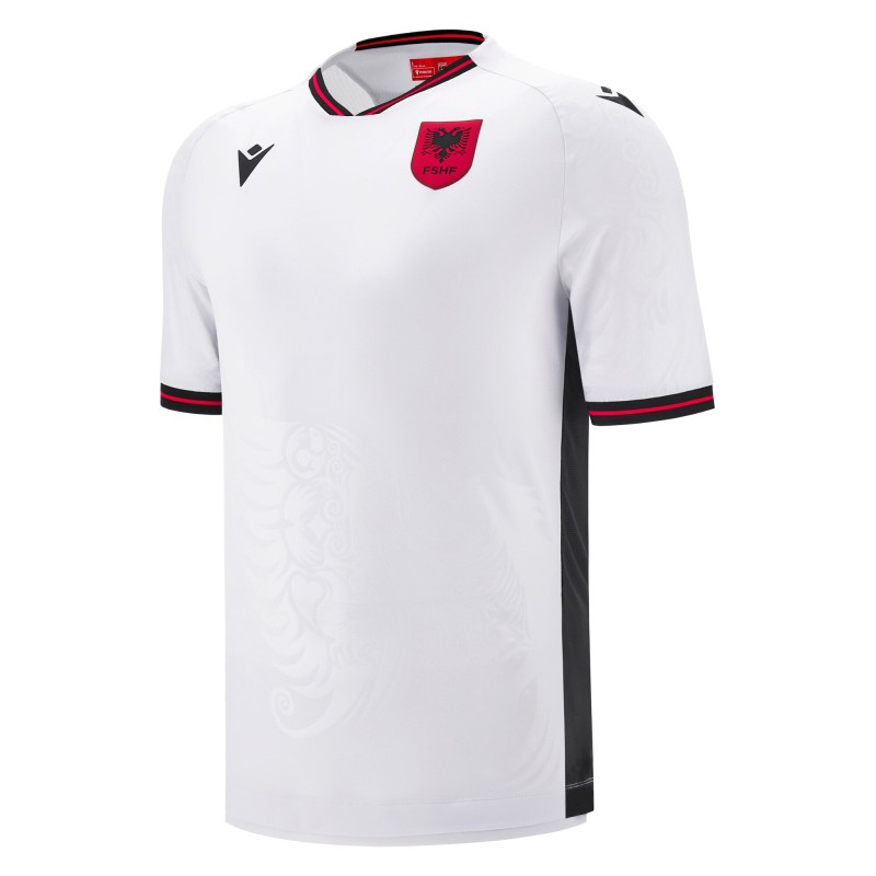 ALBANIEN FUSSBALL - MATCH TRIKOT AWAY - MACRON - Saison 25/26
