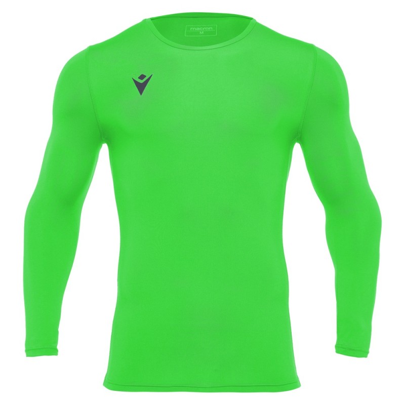 OFFERTA MAGLIA TERMICA SOTTOMAGLIA HOLLY - MACRON - Taglia XS - VERDE FLUO