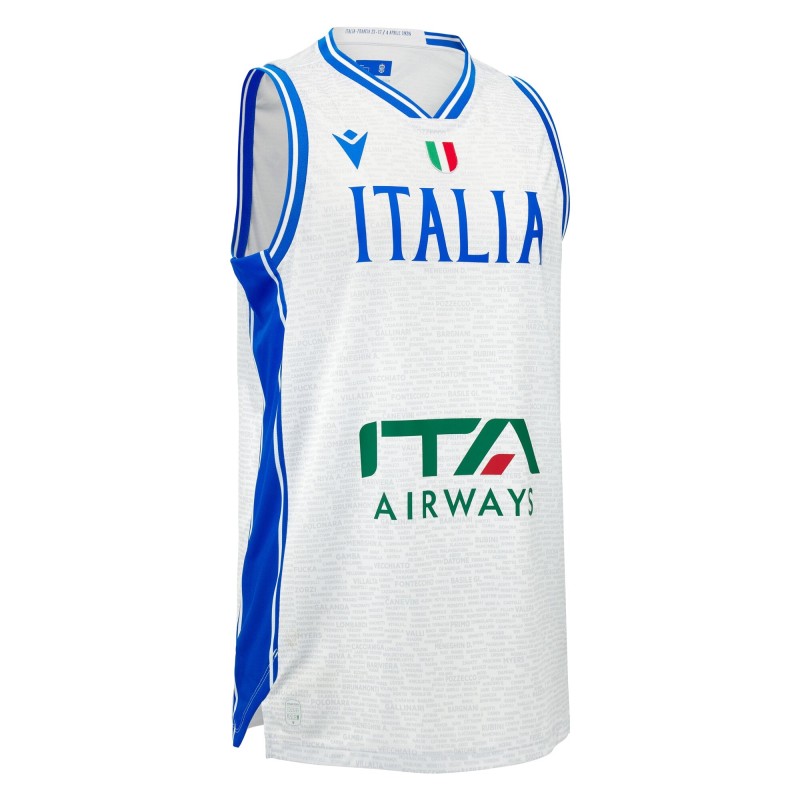 BASKETBALL ITALY - JERSEY SHIRT HOME - MACRON - Season 2026/27