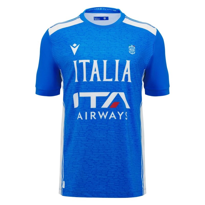 BASKET ITALIA – MAGLIA PALLACANESTRO WARM UP CUSTOM - MACRON - Stagione 2026/27