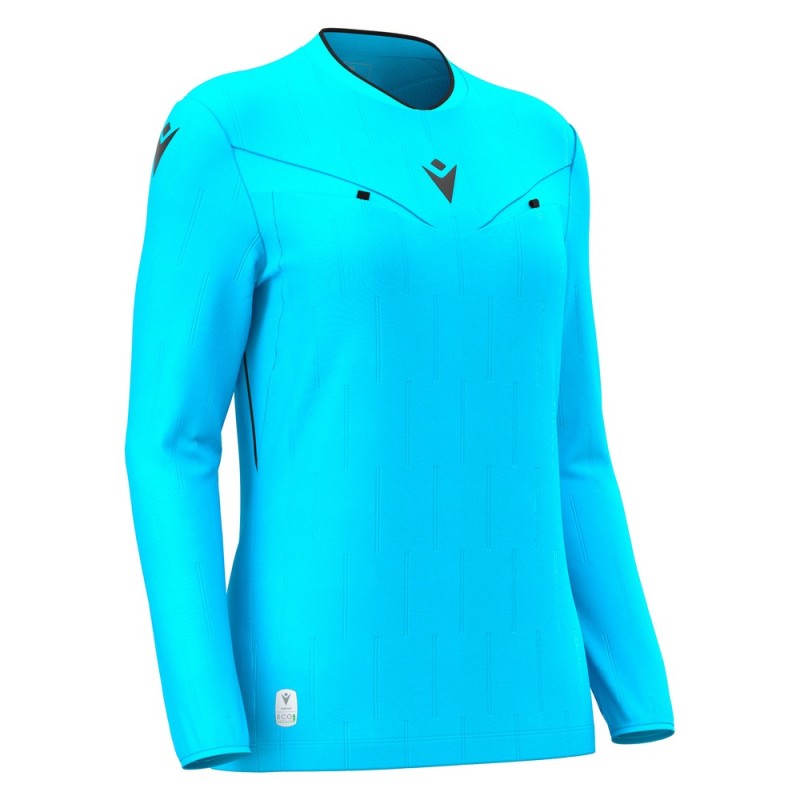 ECO MAGLIA CALCIO DONNA ARBITRO TESS ML - MACRON - Taglie XS - 2XL