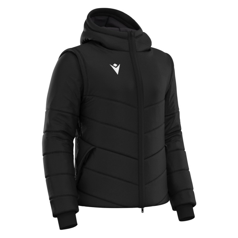 GIACCONE IMBOTTITO BOMBER CAPPUCCIO DUALITY - MACRON - Taglie da 3XS a 5XL