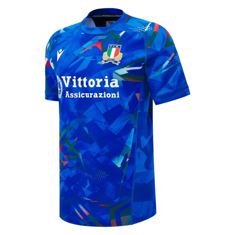RUGBY ITALIA - CAMISETA MATCH BODYFIT HOME - MACRON - TEMPORADA 2026/27
