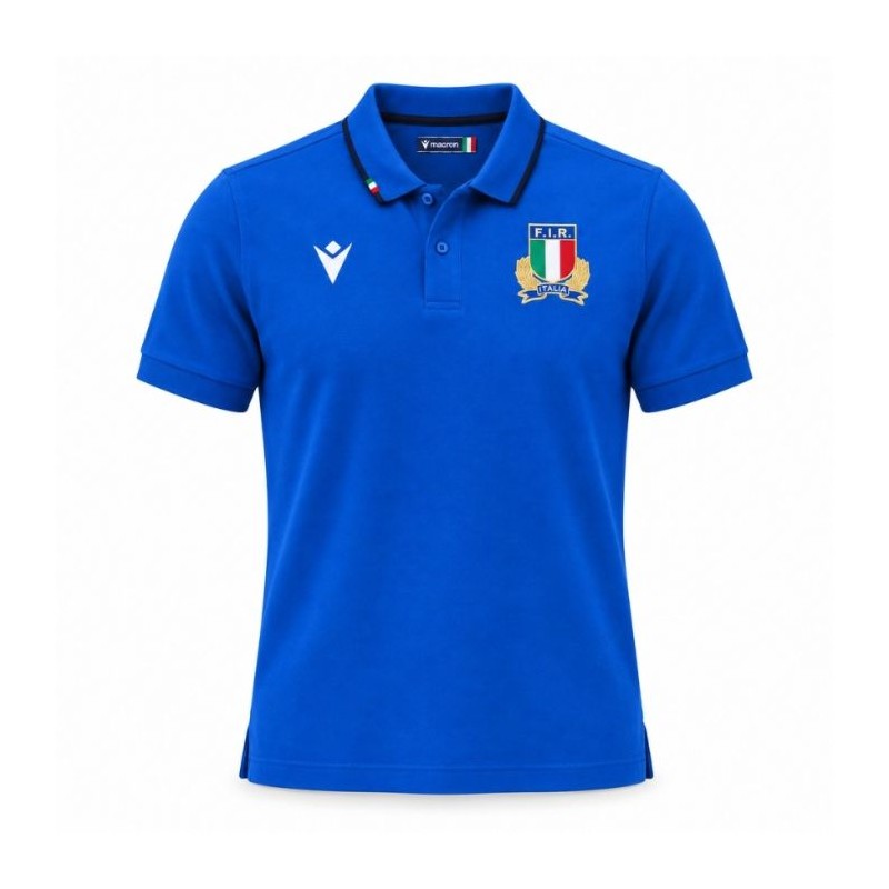 RUGBY ITALY - COTTON SHIRT MATCH HOME MM - MACRON - Season 2026/27