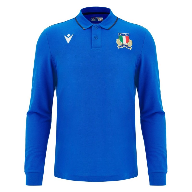 RUGBY ITALIA – MAGLIA COTONE GARA HOME ML - MACRON - Stagione 2026/27