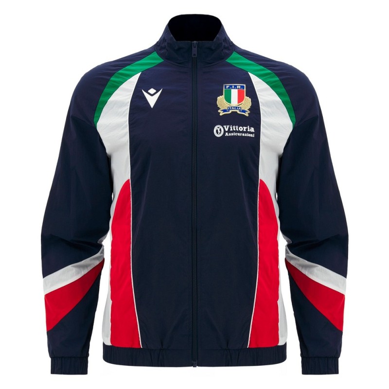 RUGBY ITALIA – GIACCA ANTHEM WARM UP - MACRON - Stagione 2026/27