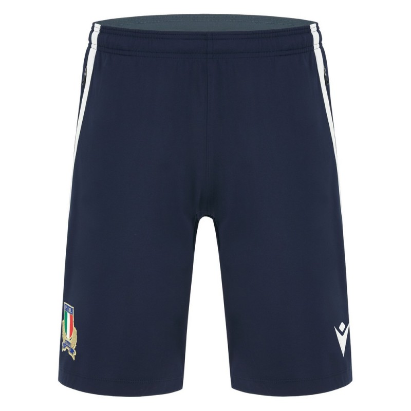 RUGBY ITALIA – PANTALONES CORTOS BERMUDA TRAINING - MACRON - Temp. 2026/27
