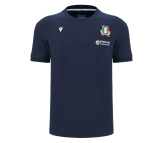RUGBY ITALIE – MAILLOT ATHLEISURE COTON - MACRON - Saison 2026/27