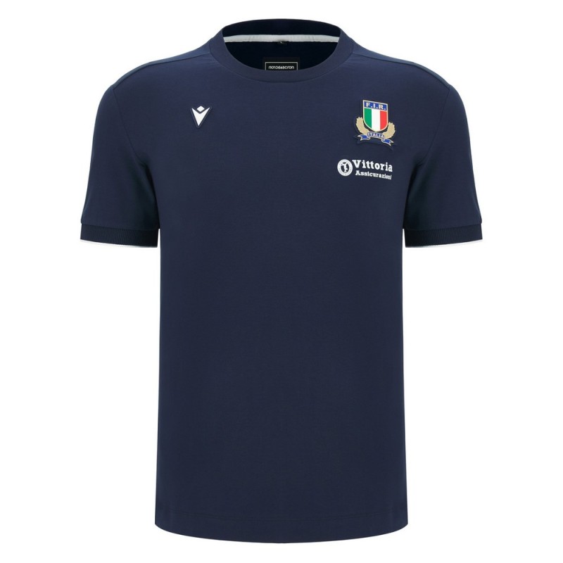 RUGBY ITALIEN – TRIKOT ATHLEISURE BAUMWOLLE - MACRON - Saison 2026/27