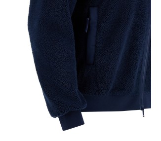 RUGBY ITALY – SWEATSHIRT ZIP ATH TEDDY - MACRON - Season 2026/27