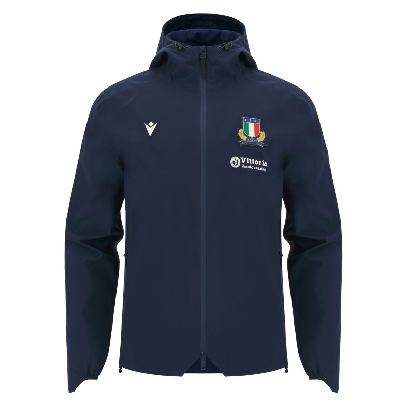 RUGBY ITALIE – VESTE DE PLUIE TRAINING STAFF - MACRON - Saison 2026/27