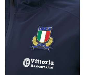 RUGBY ITALIE – VESTE DE PLUIE TRAINING STAFF - MACRON - Saison 2026/27