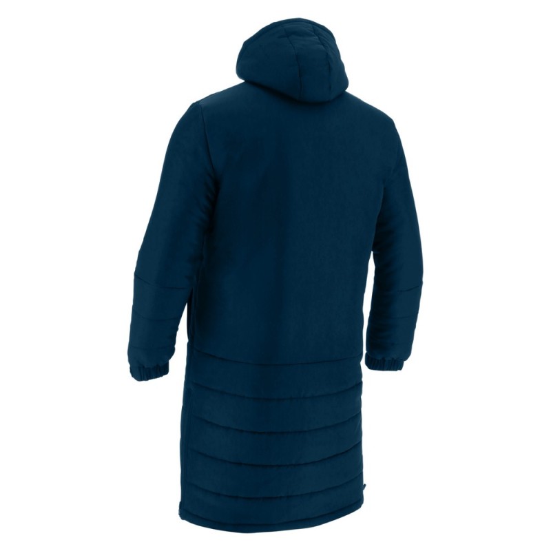 PADDED LONG BENCH JACKET PARKA HOOD TURVEY - MACRON - Sizes from S to 5XL - Picture 7 of 9