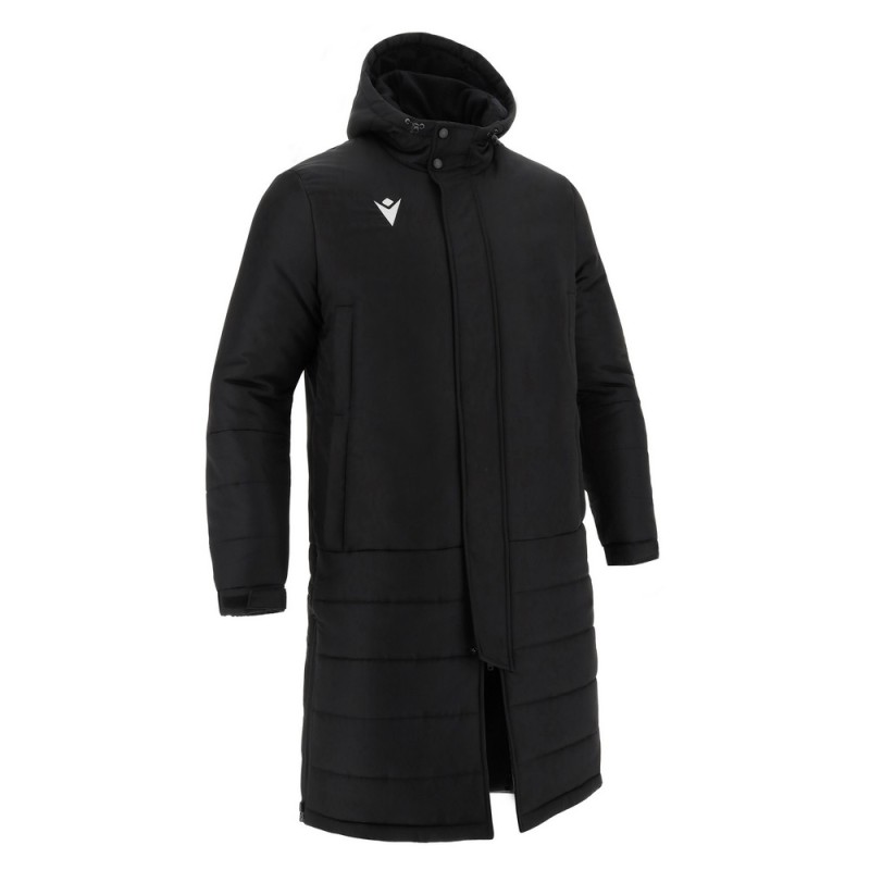 PADDED LONG BENCH JACKET PARKA HOOD TURVEY - MACRON - Sizes from S to 5XL - Picture 9 of 9