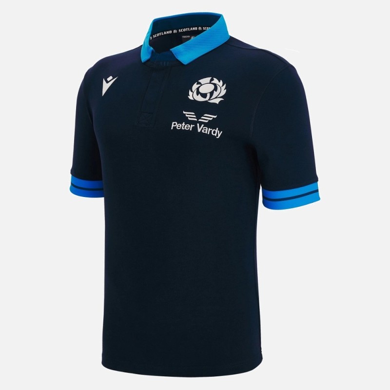 RUGBY ESCOCIA - CAMISETA COTON MATCH HOME MM - MACRON - Temporada 22/23 RUGBY ESCOCIA - CAMISETA COTON MATCH HOME MM - MACRON - Temporada 22/23