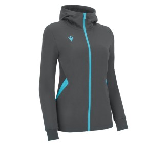 CHAQUETA MUJER SUDADERA CHANDAL CAPUCHA BASTET - MACRON Da 3XS a 3XL