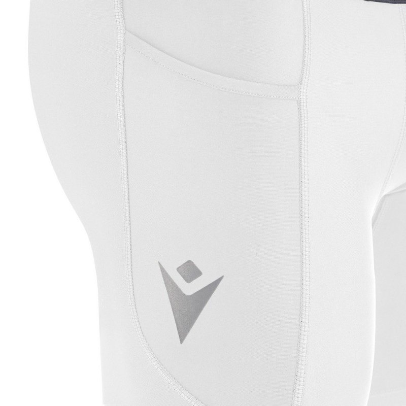 BASELAYER SHORTS UNDERSHORTS MOBILE POCKET LOTUS - MACRON - From 3XS to 3XL - Picture 6 of 9