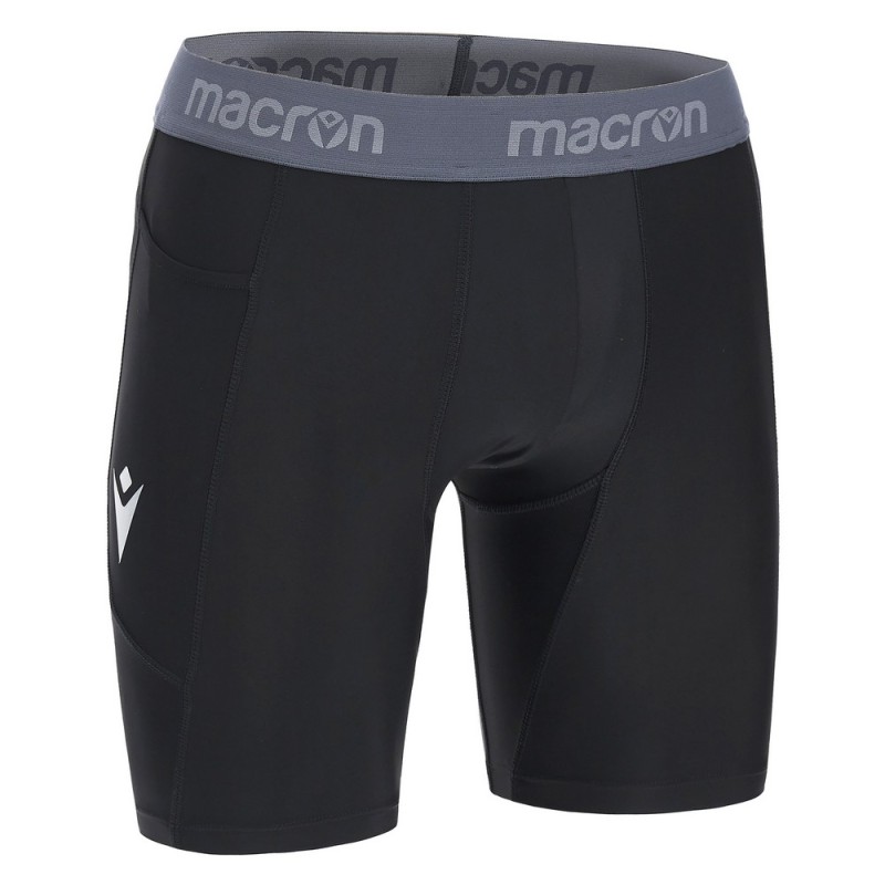 BASELAYER SHORTS UNDERSHORTS MOBILE POCKET LOTUS - MACRON - From 3XS to 3XL - Picture 9 of 9