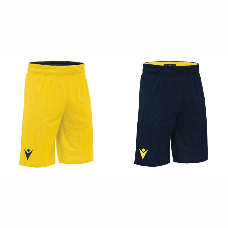 SHORTS REVERSIBLE BASKETBALL DENVER HERO - MACRON - Size 3XS - 5XL - Picture 16 of 17