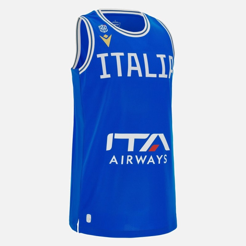 BALONCESTO ITALIA - CAMISETA JERSEY HOME - MACRON - Temporada 2023/24 BALONCESTO ITALIA - CAMISETA JERSEY HOME - MACRON - Temporada 2023/24