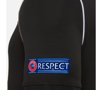 EURO 2020 UEFA ARBITRE HOMME - MAILLOT MATCH DAY NOIRE SS - FOOTBALL MACRON