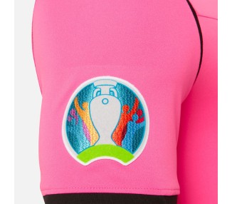 EURO 2020 UEFA ÁRBITRO HOMBRE - CAMISETA MATCH DAY ROSA SS - FÚTBOL MACRON