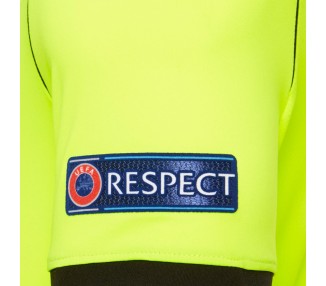 EURO 2020 UEFA ÁRBITRO HOMBRE - CAMISETA MATCH AMARILLO SS - FÚTBOL MACRON