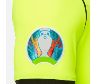 EURO 2020 UEFA ÁRBITRO HOMBRE - CAMISETA MATCH AMARILLO SS - FÚTBOL MACRON