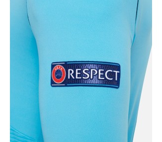 EURO 2020 UEFA ÁRBITRO HOMBRE - CAMISETA MATCH DAY AZUL CLARO ML - FÚTBOL MACRON