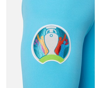 EURO 2020 UEFA ÁRBITRO HOMBRE - CAMISETA MATCH DAY AZUL CLARO ML - FÚTBOL MACRON