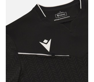 UEFA ARBITRE HOMME - MAILLOT MATCH DAY NOIRE SS - FOOTBALL MACRON 2023/25