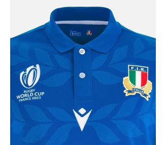 RUGBY ITALIA - CAMISETA COTON HOME MM - MACRON - RWC 2023