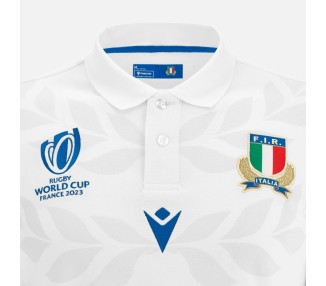 RUGBY ITALIA – MAGLIA COTONE GARA AWAY MM - MACRON - RWC 2023