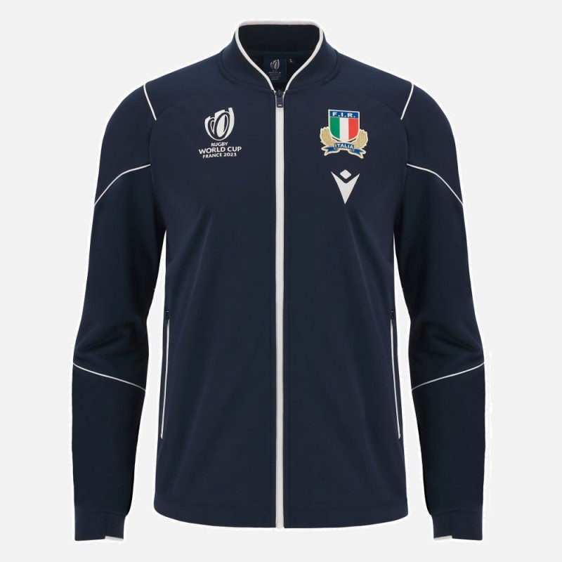 RUGBY ITALIA – CHAQUETA ANTHEM AVEC ZIP - MACRON - RWC 2023 RUGBY ITALIA – CHAQUETA ANTHEM AVEC ZIP - MACRON - RWC 2023