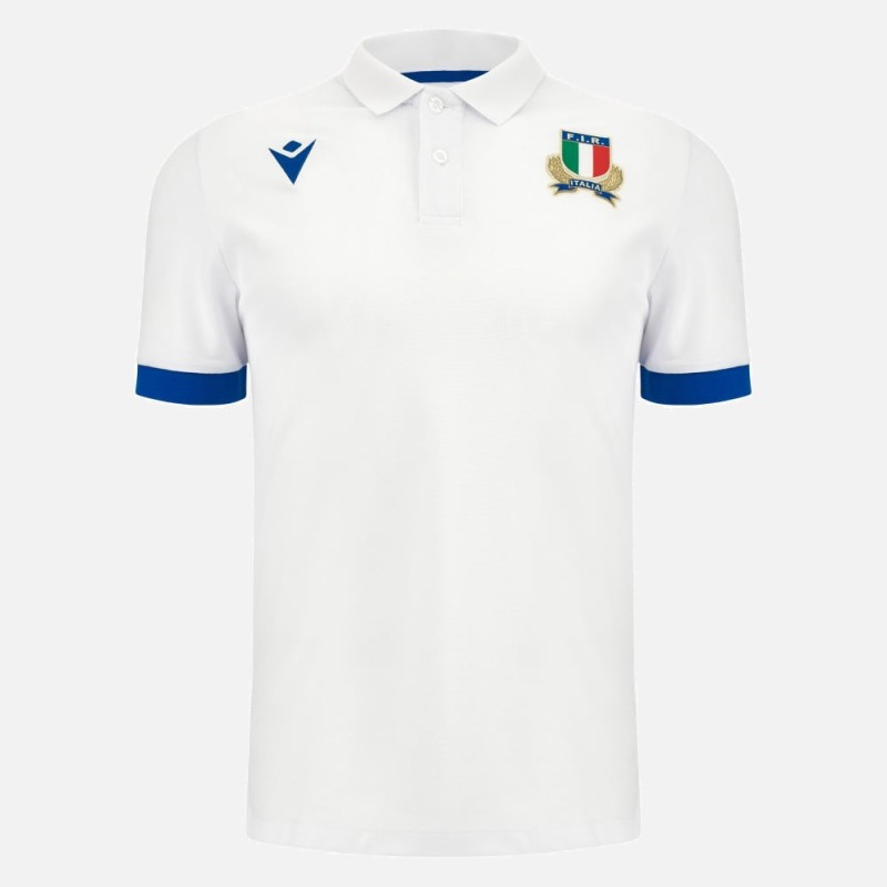 RUGBY ITALIA – MAGLIA COTONE AWAY MM - MACRON - Stagione 2023/24 RUGBY ITALIA – MAGLIA COTONE AWAY MM - MACRON - Stagione 2023/24
