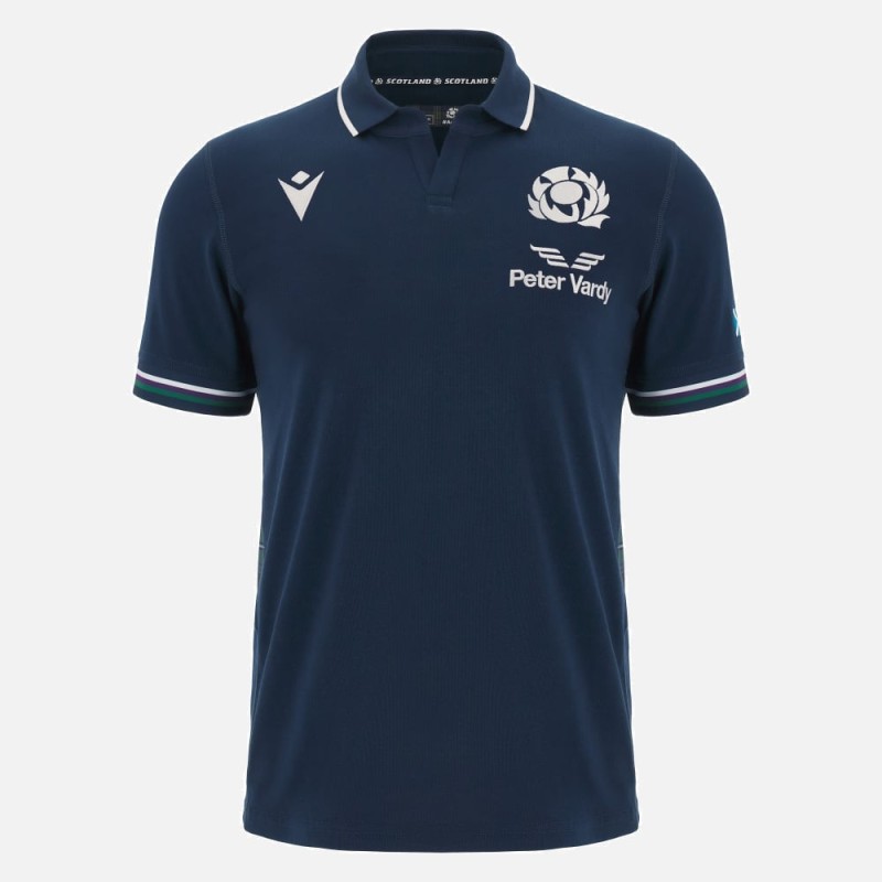 RUGBY ESCOCIA - CAMISETA COTON MATCH HOME MM - MACRON - Temporada 2023/24