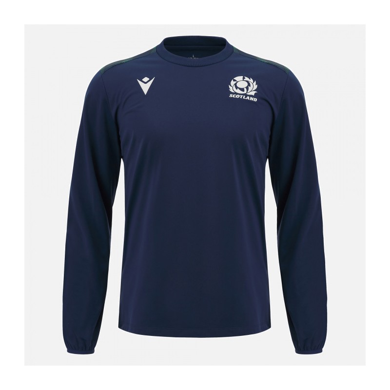 RUGBY SCOZIA – GIACCA ALLENAMENTO ROUND NECK - MACRON - Stagione 2023/24