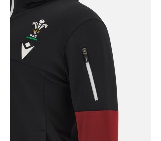 RUGBY GALES – CHAQUETA SUDADERA CAPUCHA ZIP ZANZIBAR - MACRON - RWC 2023
