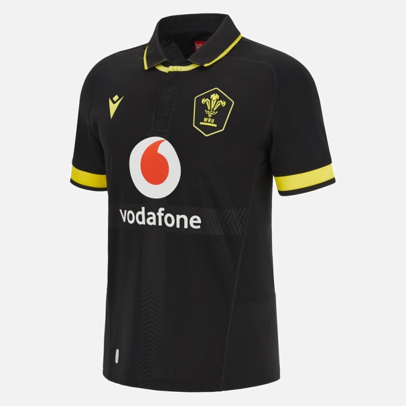 RUGBY GALES - CAMISETA REPLICA AWAY - MACRON - Temporada 2023/24 RUGBY GALES - CAMISETA REPLICA AWAY - MACRON - Temporada 2023/24