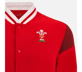 RUGBY GALES – CHAQUETA ANTHEM AVEC ZIP - MACRON - Temporada 2023/24