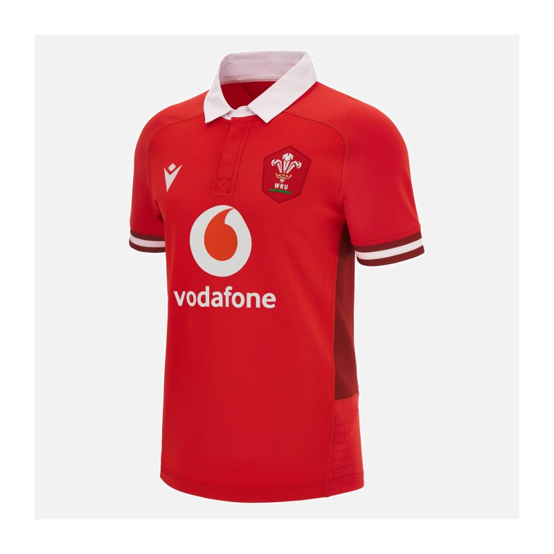 RUGBY WALES - MATCH TRIKOT BODY FIT HOME - MACRON - Saison 2023/24 RUGBY WALES - MATCH TRIKOT BODY FIT HOME - MACRON - Saison 2023/24